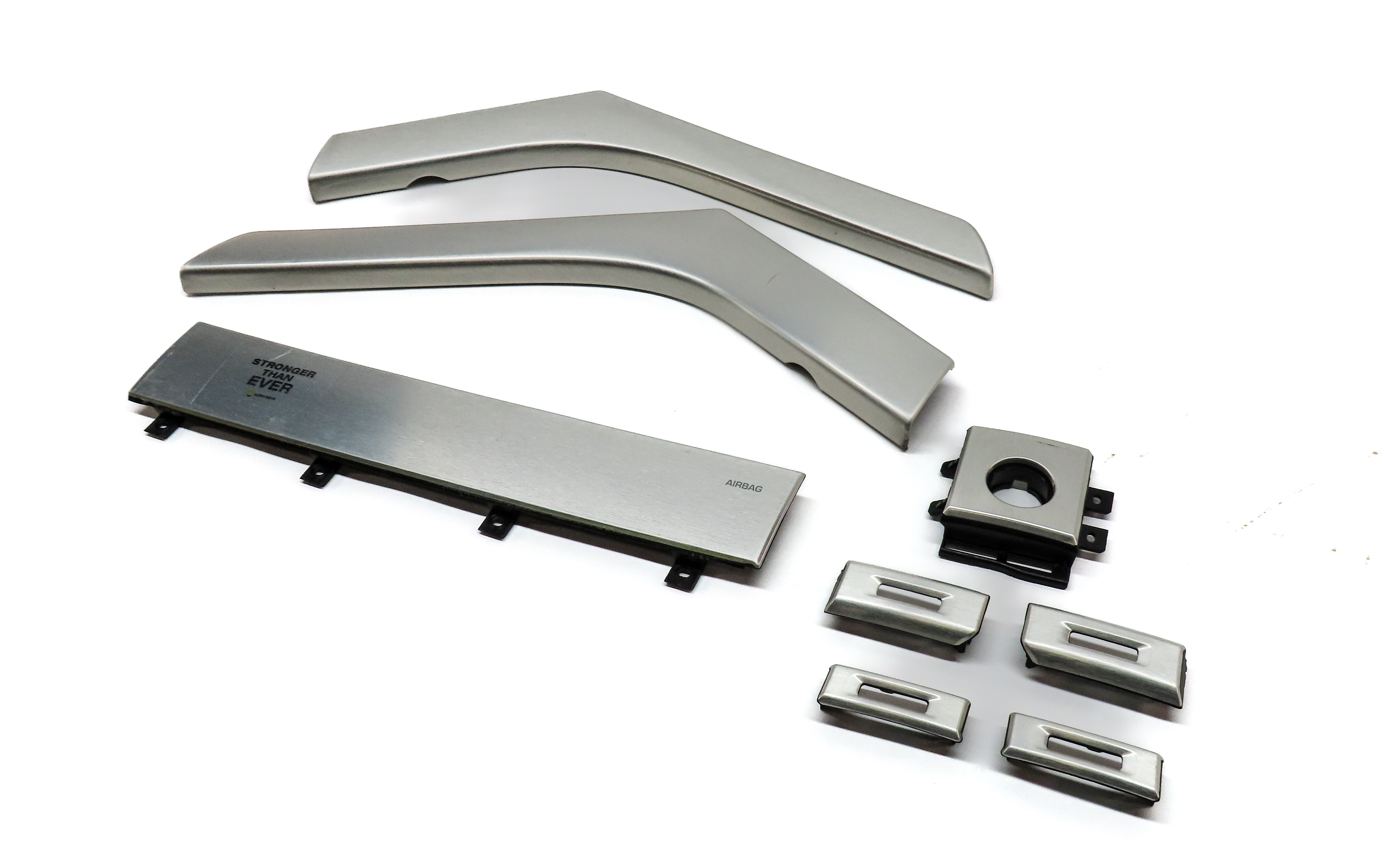 2016 RANGE ROVER EVOQUE (L538) INTERIOR DASH DOOR TRIM SET/ 8 (SATIN) — exact item pictured
